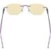 CessBlu Ladies Cat-Eye Blue Light Blocking Glasses | Anti Glare UV Rimless Eyewear for Women | 1.5x Reading Screen Glasses - Purple - Buy Online on GoSupps.com
