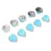Tooth polishing paste 20 pieces of dent polishing cream of natural safe improved tooth protection dental alarm whitening cream for oral care (blue)