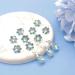 Yission 20Pcs Mini Rhinestone Flower Hair Clips - Blue Hair Pins for Women and Girls | Wedding & Bridal Hair Accessories - Buy Online on GoSupps.com