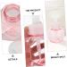 Fomiyes 2-Piece Flower Bubble Bottle - Refillable Hand Soap & Liquid Latex Makeup Cleaner | Outside-Proof Glass Tubing Device (9.7x9.7x16.3cm Pink) - International Shipping Available - Buy Online on GoSupps.com