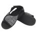 Medical Post OP Plaster Cast Gypsum Shoe Fractured Foot Surgical Shoes Adjustable Rehabilitation Open Toe Edema Swollen Feet Shoes Valgus Postoperative Recovery Orthopedic Ankle Joints Fixed Shoes Size L: US 10-11 women or US 8-8.5 men Grey