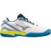 Mizuno Unisex Break Shot 4 CC Tennis Shoe - Size 44.5 EU - White/Dress Blue - International Shipping Available - Buy Online on GoSupps.com