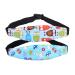 2 Pcs Baby Car Seat Neck Relief and Head Support Silence Shopping Car Seat Head Band Strap Headrest Stroller Car Seat Sleeping Head Support for Toddler Child Children Kids Infant (Blue)