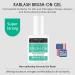 Karlash Super Strong Brush On Nail Glue for Acrylic & Press-On Nails - 2 Pack Adhesive for False Nail Art, Glitter, Gems - Clear Tip Bond - Buy Online on GoSupps.com