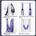Leg Stretcher Strap with Door Anchor - Purple | Flexibility Trainer for Gymnastics, Dance & Yoga - Buy Online on GoSupps.com