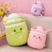 GagaLu Cute juice bubble tea blueberry lemon grape peach milk tea drink bottle pillow decoration sofa birthday 65cm 2 2 65cm - Buy Online on GoSupps.com