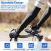 Siyingsaery UV Protection Arm Sleeves - 2 Pairs Black Slide-Resistant Elastic Sun Protection for Men & Women - Anti-UV Arm Protectors for Running & Basketball - Buy Online on GoSupps.com