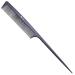 Kobe Professional Carbon Fibre Tail Comb Fine Teeth Lightweight Shatter-Proof Anti-Static and resistant to high temperatures. Back combing weaving tinting perming & styling 227mm long.