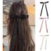 hgnxa Ribbon w Hair Clips for Women Girl Teens Kid Tassels Ribbon wknot Hair Clips with Long Tail Women Hair Accessories Black bow ribbon - Buy Online on GoSupps.com