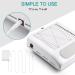 Biutee 80W Nail Dust Collector with 2 Reusable Filters - Low Noise Nail Vacuum for Salon & Home Nail Art - Buy Online on GoSupps.com