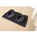 Ohmo Non-Slip Silicone Bowl Pad for Small Dogs & Cats | Waterproof Feed Mat 52x30cm Black - 5 Pack - Buy Online on GoSupps.com
