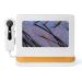 Skin Diagnosis Analyseur de cheveux 11 " avec double t te 50 x / 200 x pour la maison le salon de beaut et le spa white