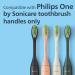 Philips One by Sonicare BH1022/07 Snow Brush Heads - Pack of 2 - Buy Online on GoSupps.com