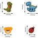Harsgs 60pcs Random Embroidered Patches in Bright Vivid Colors - Sew On/Iron On for Clothes, Hat, Jeans - DIY Accessories - Buy Online on GoSupps.com