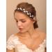 Deniferymakeup Bride Headband Leaf Hair Vine Bridal Hair Pieces Wedding Hair Accessories Party Hair Pieces for Women and Girls (Rose Gold) - Buy Online on GoSupps.com
