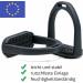 Compositi Amka Plastic Stirrup Profiles for Children & Adolescents - Shock Absorbing Moisture-Resistant Black Elastomer Insert | International Shipping - Buy Online on GoSupps.com
