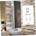 Veemoon 2-Pack Crystal Glass Shaving Socket - Hotel & Home Razor Holder 8.6x14.6cm - White - Buy Online on GoSupps.com