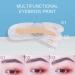 Adjustable Instant Eyebrow Stamp 3D Waterproof brow Powder Stamper Brush Kit Reusable Eyebrow Shaping Stencil Create Delicate Brow Shape Effortlessly /550 (Color : Khakis+Dark Coffee) - Buy Online on GoSupps.com