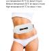 Portable Wireless Heating Pad - 3 Speed Adjustable Cramp Relief Belt for Women - Comfortable Heat Therapy (White) - Buy Online on GoSupps.com