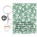 Ensianth Dog Keychain Gifts for Dog Lovers Puppy Keychain Dog Paw Print Keychain Gifts for Dog Owners Mom Dad Puppy Dog Keyring Shih Tzu