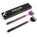 Portable Extendable Back Scratcher, RUTAI Telescoping Scratcher Tetractable Claw Metal Hand Massager Tool with Pocket Clip Pack of 2 (Black + Purple) Style 1