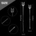 TKOnline 180 Pieces Plastic Floral Picks Transparent Fork Shape Flower Picks Card Holders for Cards  Photos  Floral Arrangement  Weddings  Parties  Home Decor(9.4 Inch and 12.2 Inch) - Buy Online on GoSupps.com
