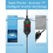 Fumak 100W Adjustable Aquarium Heater Super Short Submersible Fish Tank Heater Fish Heater with LED Digital Display Thermostat  for Tanks 10-20 Gallons - Buy Online on GoSupps.com