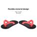 Silicone Flip-Flop Baby Bite Ring - Reusable Teething Toy for Gum Relief & Emotional Calm | Black - Buy Online on GoSupps.com