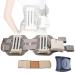 Lumbar spine traction device in herniated discs lumbar spine corrector traction shub: 0-110 mm hydraulic traction/visible pressure synchronized on both sides