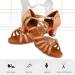 Soft Comfortable Latin Dance Shoes for Kids & Girls - 4 cm Heel Light Brown Size 30 EU | Fashionable & Durable - Buy Online on GoSupps.com