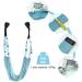 Yoga Fitness Stretching Band - Elastic Strength Training & Stretch Belt for Pilates Ballet Cheerleading - Blue - Buy Online on GoSupps.com