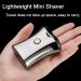 Electric Mini Travel Shaver for Men - Pocket Size Washable Razor | Rechargeable Cordless Shaving - Silver - Buy Online on GoSupps.com