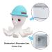 Mombella Ollie Octopus Silicone Teething Toy for 3M+ Babies - Freezable Gum Massager with 8 Feet, Different Textures for Pain Relief - Baby Bathing Toy, Pink - Buy Online on GoSupps.com