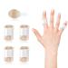 Sibba 5 Pcs Thumb Finger Splints Pinky Finger Splint Finger Brace Knuckle Sleeves Rings Adjustable Stabilizer Breathable Hand Joint Finger Support Fit Straightening Arthritis Sprained