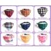 Luxury Cat Collar with Bow Tie and Bell | Orange & Grey Chequered Bandana - Buy Online on GoSupps.com