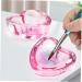 minkissy Nail Cup Nail Art Dish Nail Dish Bowl Nail Dampen Dish Dappen Dish for Acrylic Nails Jewelry Dish Acrylic Nail Tools Nail Dipping Dish Nail Art Cup Pink Glass Crystal Plate Cup - Buy Online on GoSupps.com