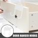 Uonlytech 2pcs Spray Paint Clothes Hangers Hooks Over The Door Rack Coat Hook Wrought Iron Door Hanging - Buy Online on GoSupps.com
