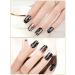 TOROKOM Black Moon Star Gel Nail Strips - 20 Stickers with Nail File Stick and Sealing Strip - Buy Online on GoSupps.com