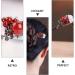 FRCOLOR Chinese Hair Stick Flower Hair Chopsticks Red Agate Vintage Hairpin Chignon Pin Hair Styling Hair Making Accessories for Women Wedding Hanfu Cheongsam - Buy Online on GoSupps.com