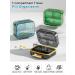 Buy Travel Pill Organizer - Small 7 Compartment Waterproof Pocket Pill Case for Purse | Airtight & Moistureproof (Blue) - International Shipping Available - Buy Online on GoSupps.com
