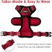 Breakproof Cat Leash Set & Adjustable Soft Kitten Vest with Reflective Stripes | Red Cat Dishes for Small Kittens - Buy Online on GoSupps.com