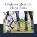 LeMieux Gladiator Mesh Horse Fly Boots - X-Small Grey - Equine Protective Gear for Healthy Horses - Buy Online on GoSupps.com