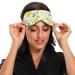 WELLDAY Yellow Lemon Sleep Mask: Soft Comfort Eye Shade Cover for Men and Women - Buy Online on GoSupps.com