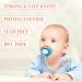 Kunandroc 3 Pcs Baby Dummy Clips | Soother Chain Holder Pacifier Strap for Girls Boys - Buy Online on GoSupps.com