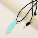 Chew Necklace for Sensory Kids Adults | Silicone Leaf Feather Pendant Teething Necklace | Chewy Necklaces | Chewing Toy Made Soft | Adjustable | 3 Pack Pinks/Green/Grey - Buy Online on GoSupps.com