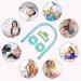 PINTAUR High Resilience Sponge Heatless Curling Rod Headband for Soft and Comfortable Heatless Curls - Cyan - Buy Online on GoSupps.com