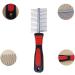 Deshedding Tool & Pet Grooming Professional Metal Shedding Brush Pet Cat Dog Grooming Comb Trimmer Tool Double Sided Fur Rake Tool - Buy Online on GoSupps.com