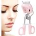 Heated Eyelash Curler 3 Temperature Mode Eyelash Curler USB Rechargeable Long Lasting Electric Lash Curler 3.7V Handheld Eyelash Heated Curler Eyelash Curler for All Eye Shapes Pink - Buy Online on GoSupps.com