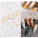 Daisy Embossed 5D Nail Art Stickers - Spring Flower & Rabbit Design | Self-Adhesive Decor for Women & Girls - 3 Sheets - Buy Online on GoSupps.com