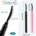 4 Pcs Silicone Eyelash Separator Tool Set - Lash Brush & Eyebrow Spoolie - Black & Pink - Perfect for Accurate Mascara Application & Eyelash Defining - Buy Online on GoSupps.com